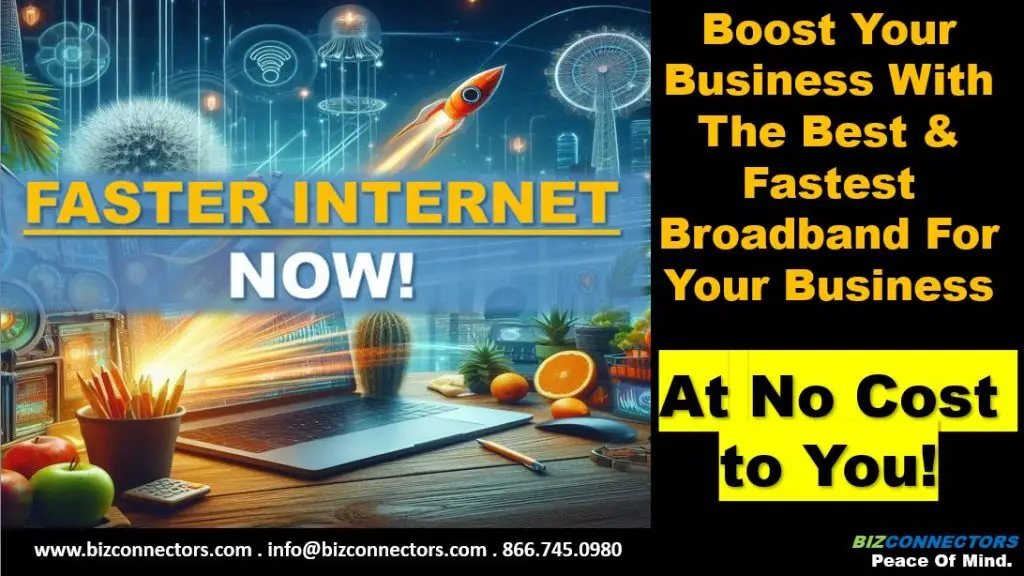 Get the Best Broadband for Your Business For Zero Costs.